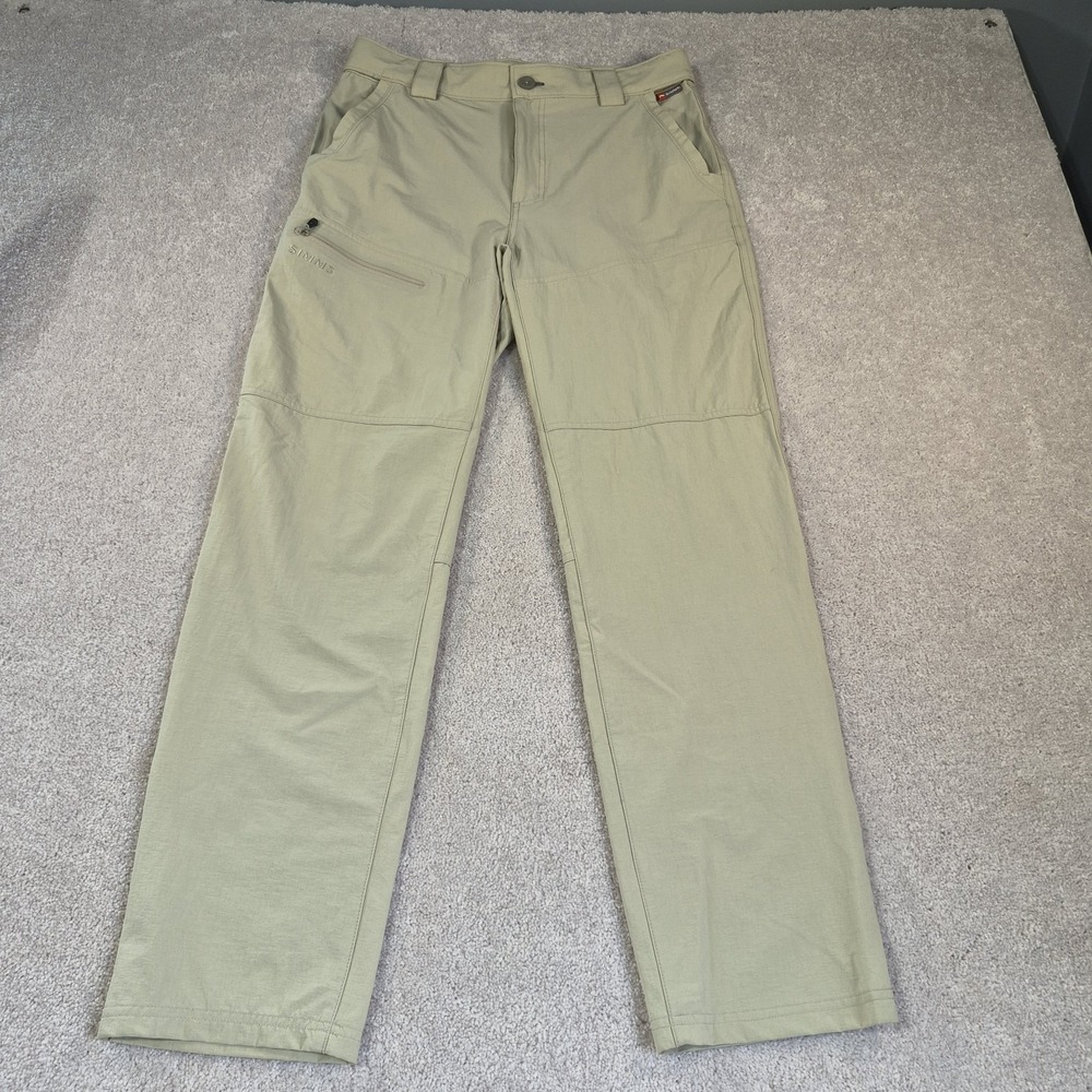 Simms Guide Fishing Pants Men's Stone Beige Wading Hiking Trail Small